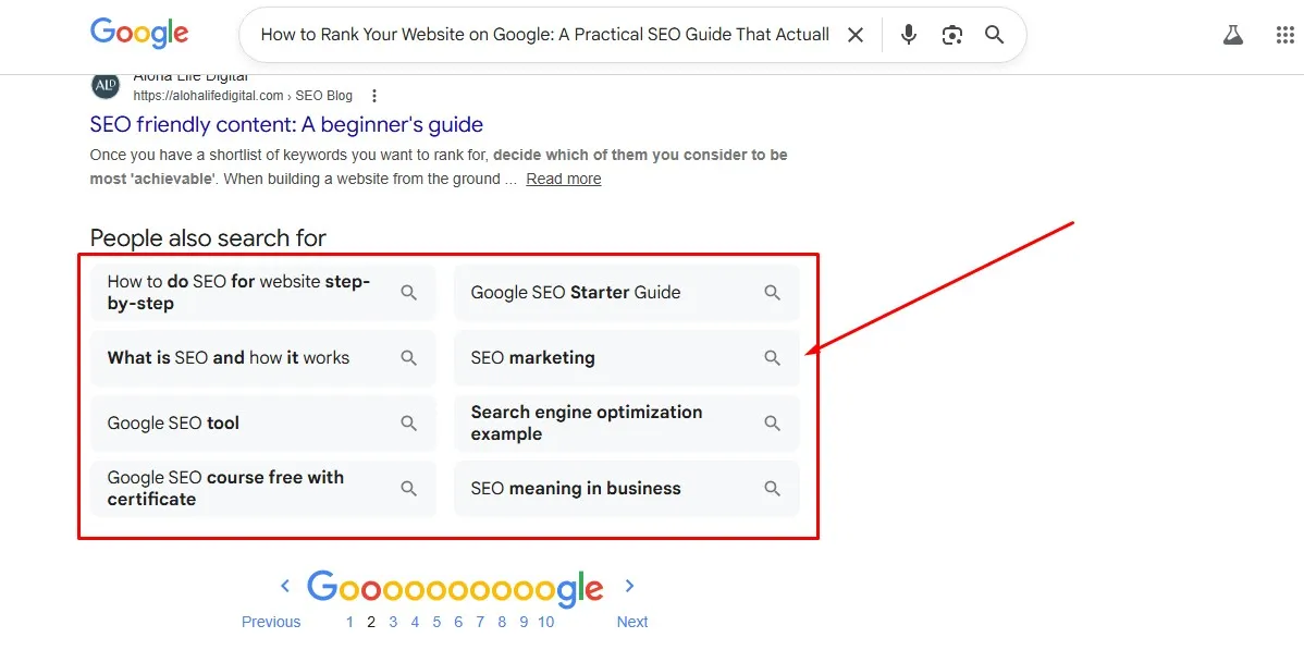 Google People Also Ask