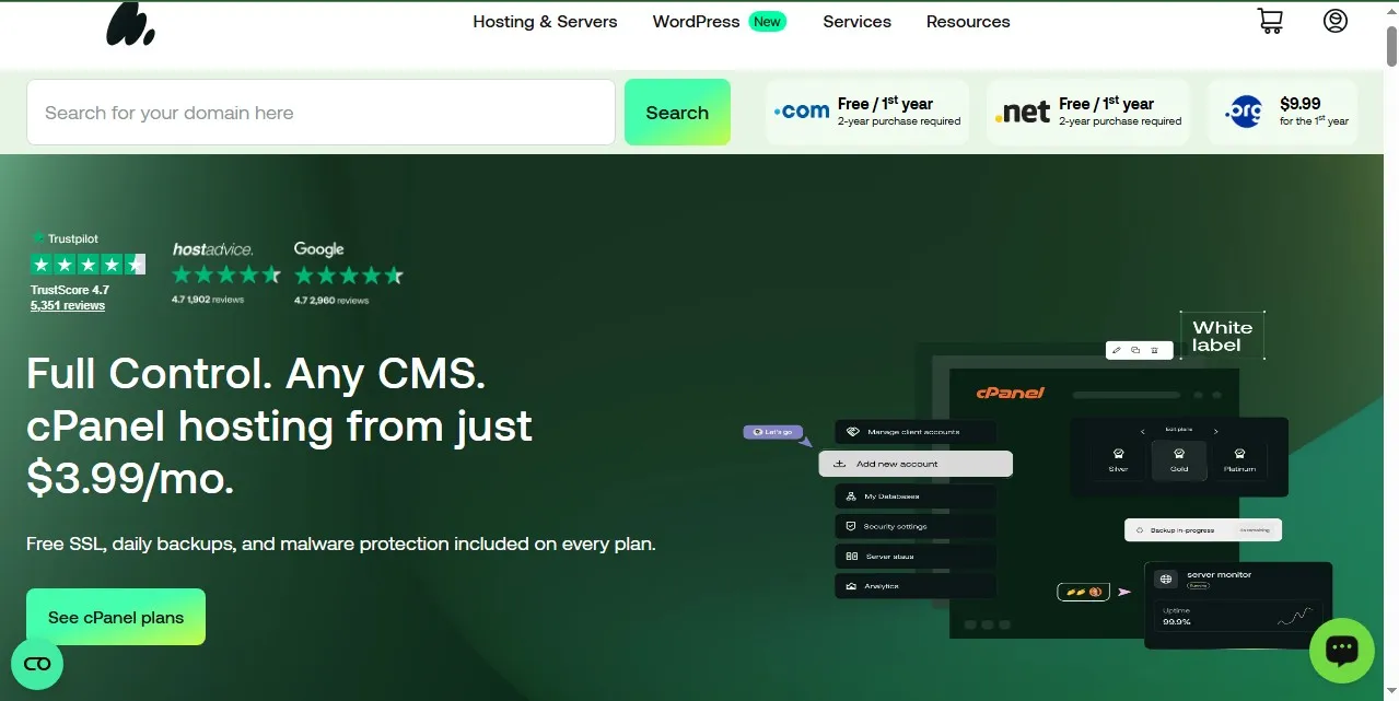 A2 Hosting (Best for Speed-Focused Websites)