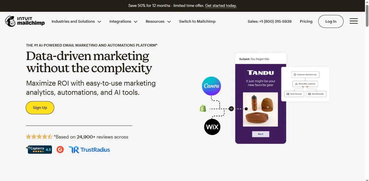Mailchimp – Beginner Friendly but Limited as You Grow