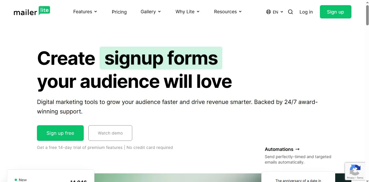 MailerLite – My Personal Favorite for Bloggers