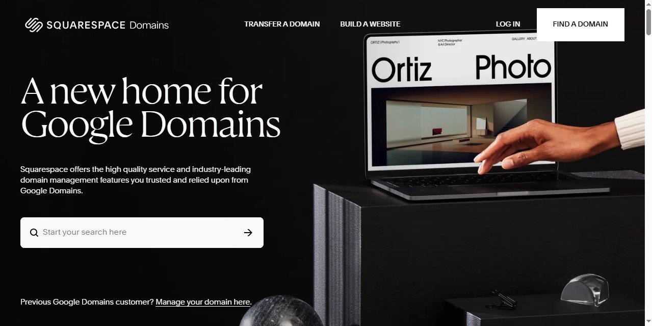 Google Domains (Squarespace Domains Now) – Clean & Simple Experience