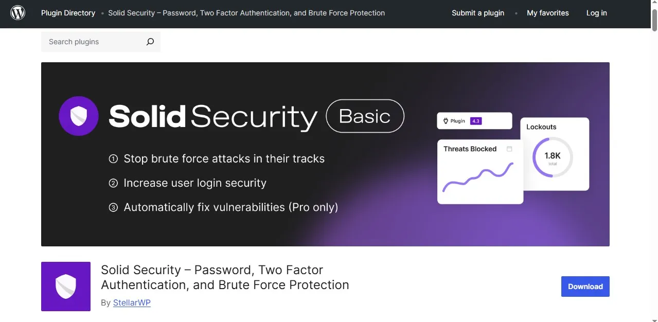 Solid Security (Formerly iThemes Security)